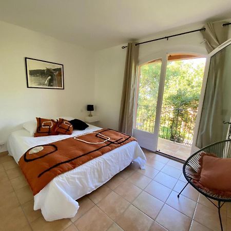 Villa Vue Mer Donnant Sur Le Golfe De St Tropez, 2 Chambres, 6 Pers, Piscine Commune Saint Tropez Bagian luar foto