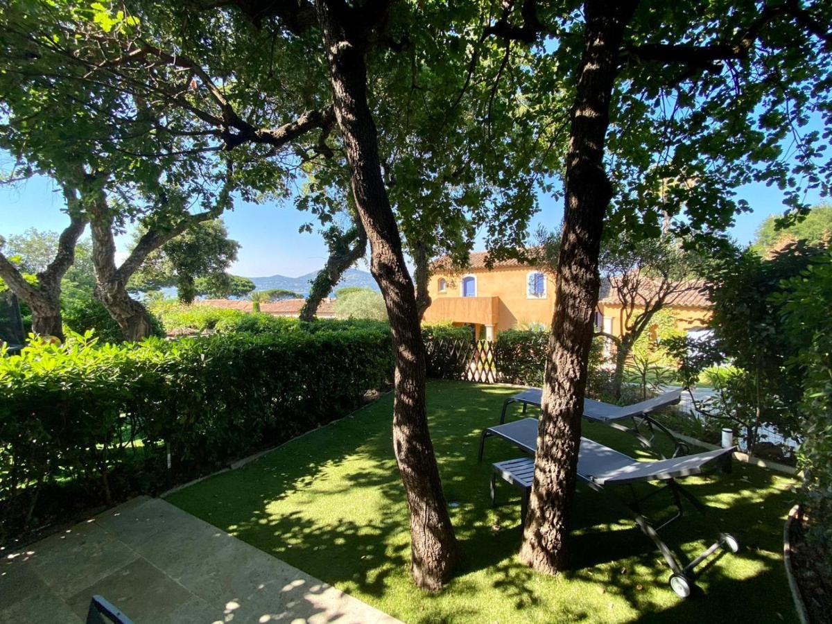 Villa Vue Mer Donnant Sur Le Golfe De St Tropez, 2 Chambres, 6 Pers, Piscine Commune Saint Tropez Bagian luar foto